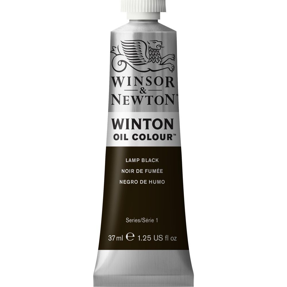 Tinta a Óleo Winton Winsor & Newton 37ml 337 Lamp Black