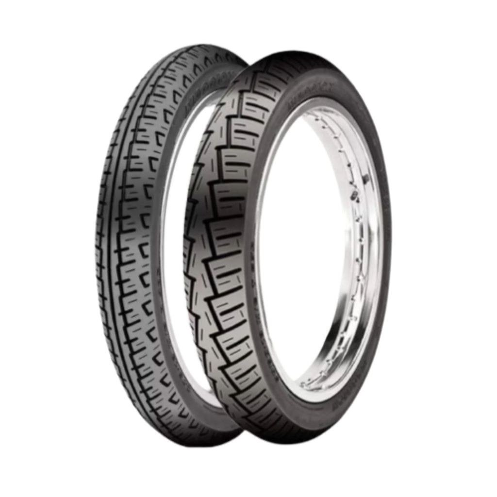 Kit Par Pneu Maggion 100/90-18 Traseiro + 275-18 Dianteiro TITAN-FAN-FACTOR-CBX200 Uso com Câmara