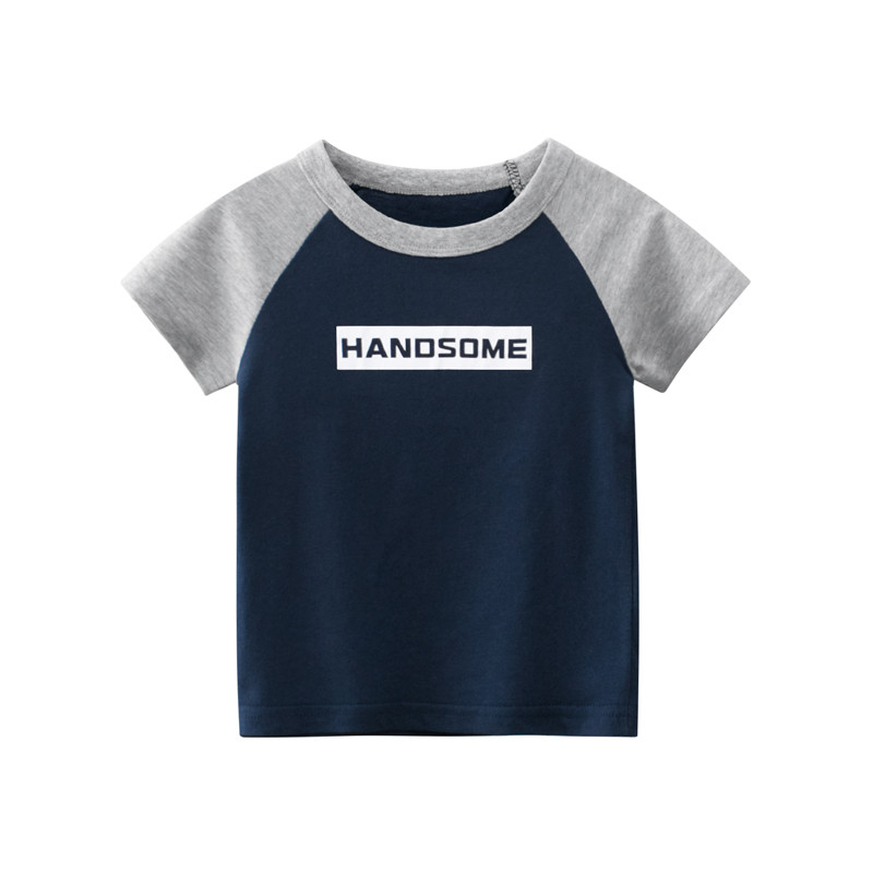 27 crianças puro algodão manga curta camiseta médio pequeno crianças verão novo estilo moda Casual topo versão coreana m