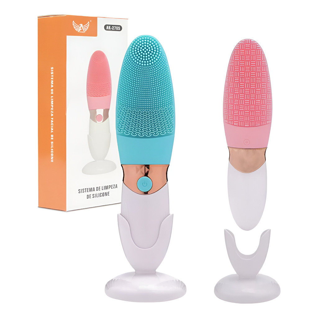 Escova De Limpeza Corporal E Facial Elétrico 4 Níveis