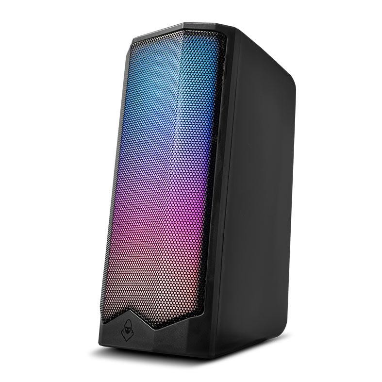Caixa de Som Mancer Helmet, RGB, 2x3W RMS, USB, Preto, MCR-HMT-RGB01 em Oferta na Shopee