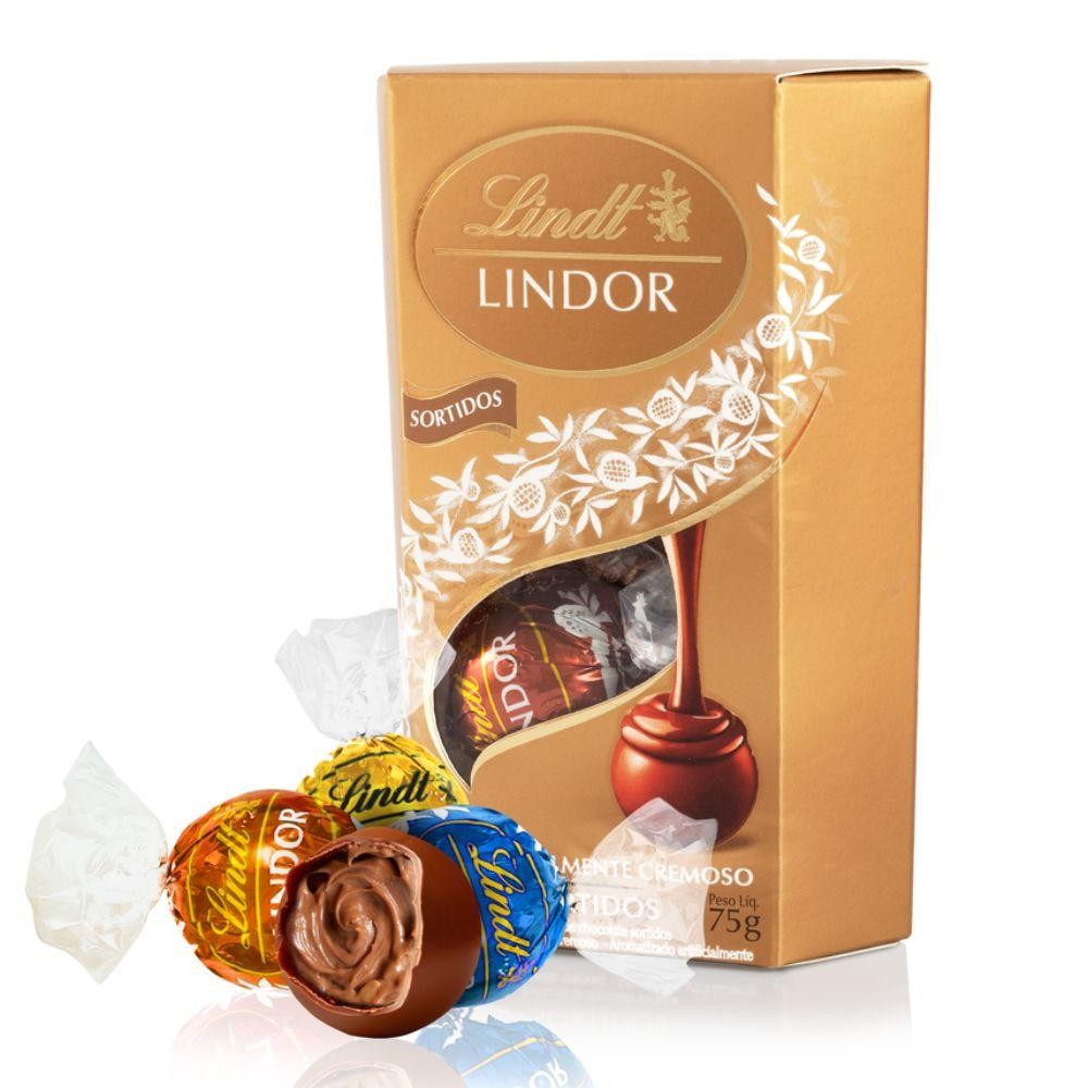 Caixa de Bombons Lindt Lindor Sortidos 75g