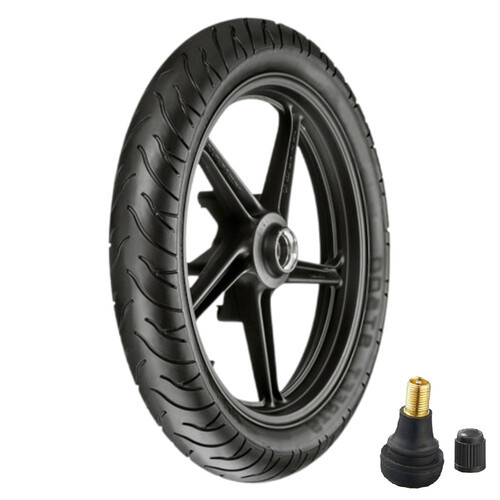 Pneu Ybr 125 Cbx 200 Cg 160 Titan 80/100-18 47p Tl St600 Vipal + Bico Tr412