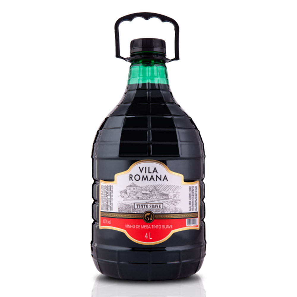 VINHO TINTO SUAVE VILA ROMANA 4L