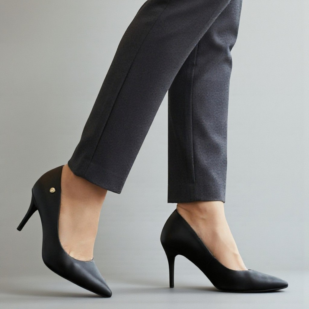 Sapato Feminino Scarpin Vizzano Salto Médio Bico Fino Social Casual Festa Trabalho 1185702