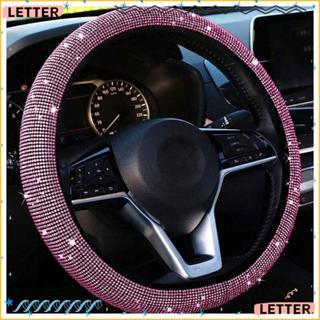 Carta Protetor De Volante Do Carro , Bling Brilhante Interior Antiderrapante Cristal Diamante Capa em Oferta na Shopee