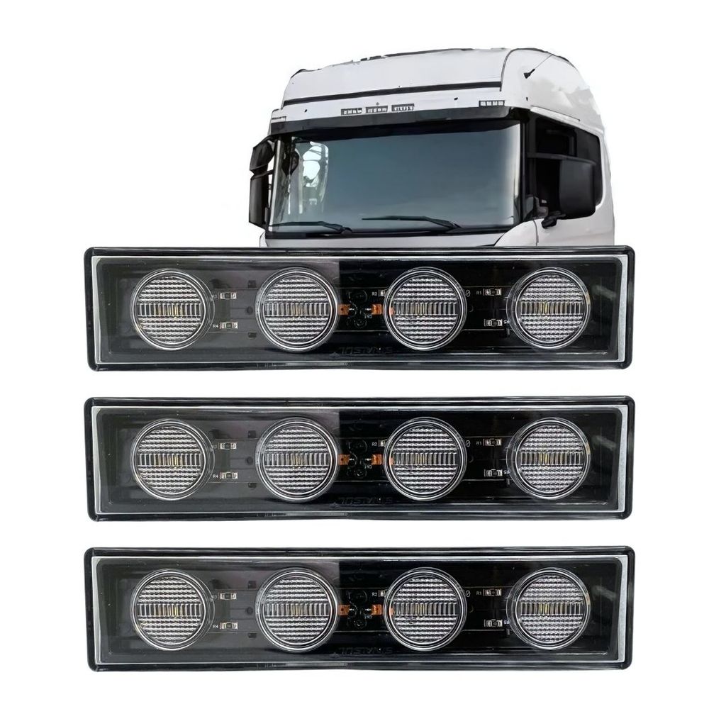Kit 3 Lanterna Tapa Sol Para Caminhão Scania Serie 5 S5