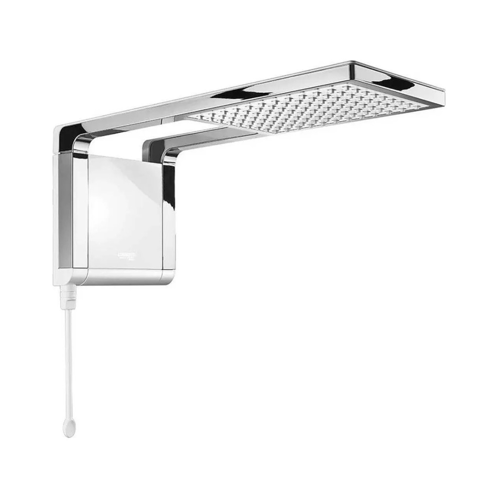 Chuveiro Eletrônico Storm Branco Cromado 220v Lorenzetti