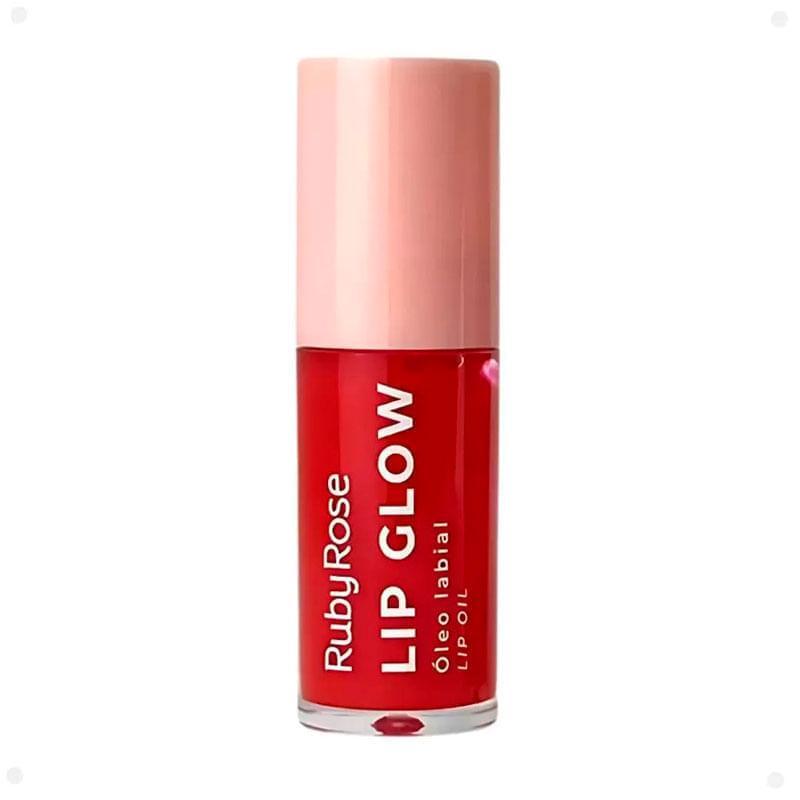 Lip Oil Ruby Rose Lip Glow Eletric Red 5,5g em Oferta na Shopee