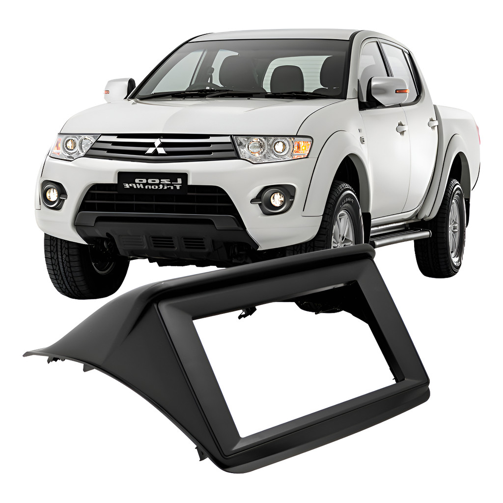 Moldura Multimidia 9 Polegadas Pajero Triton 2009 A 2016 em Oferta na Shopee