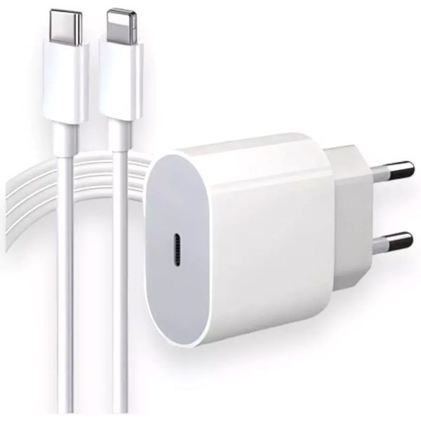 Kit Carregador para iPhone Fonte + Cabo 20W Turbo LIGHTNING