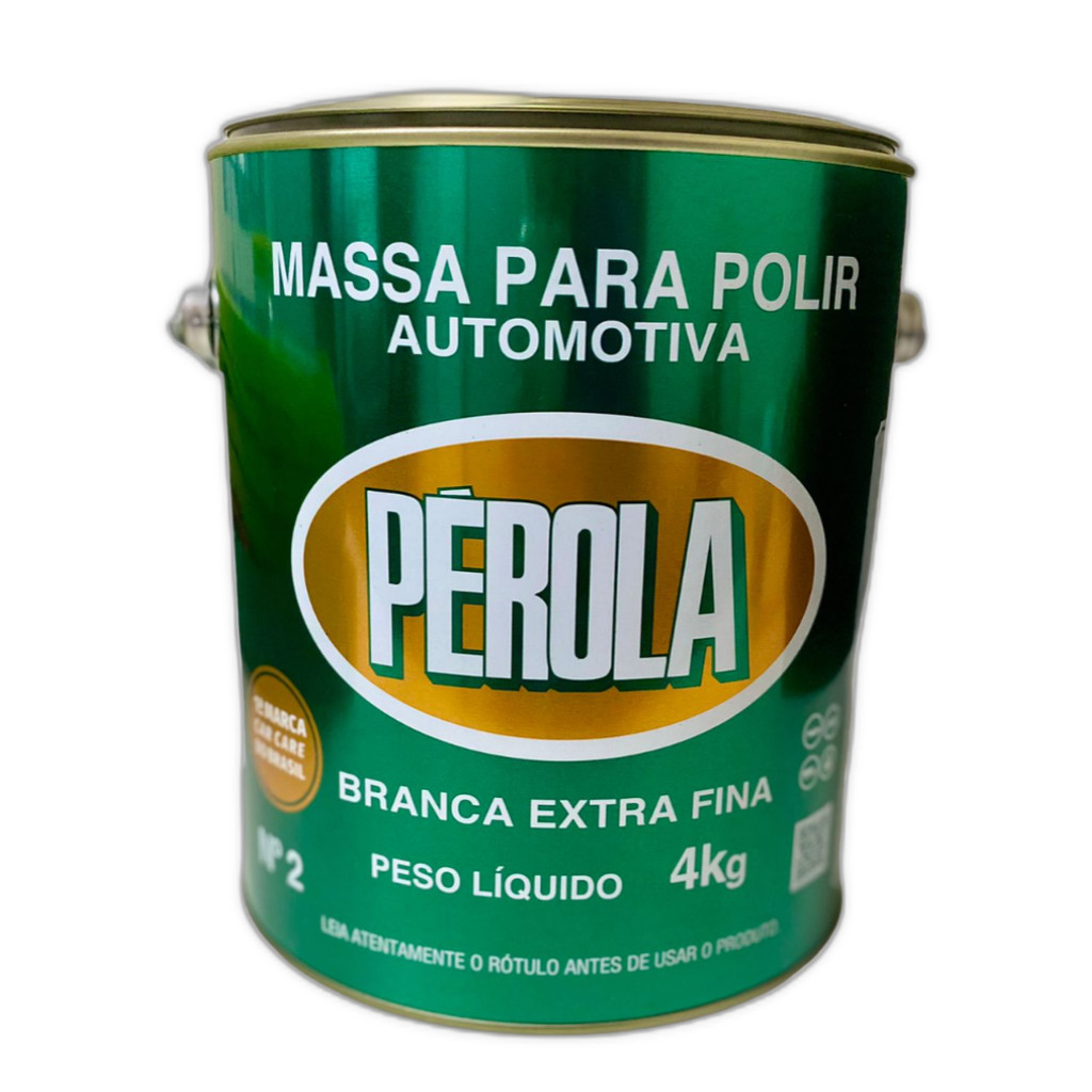 Massa de Polir Nº 2 Pérola Lata 4kg – Polimento Automotivo Pasta Profissional