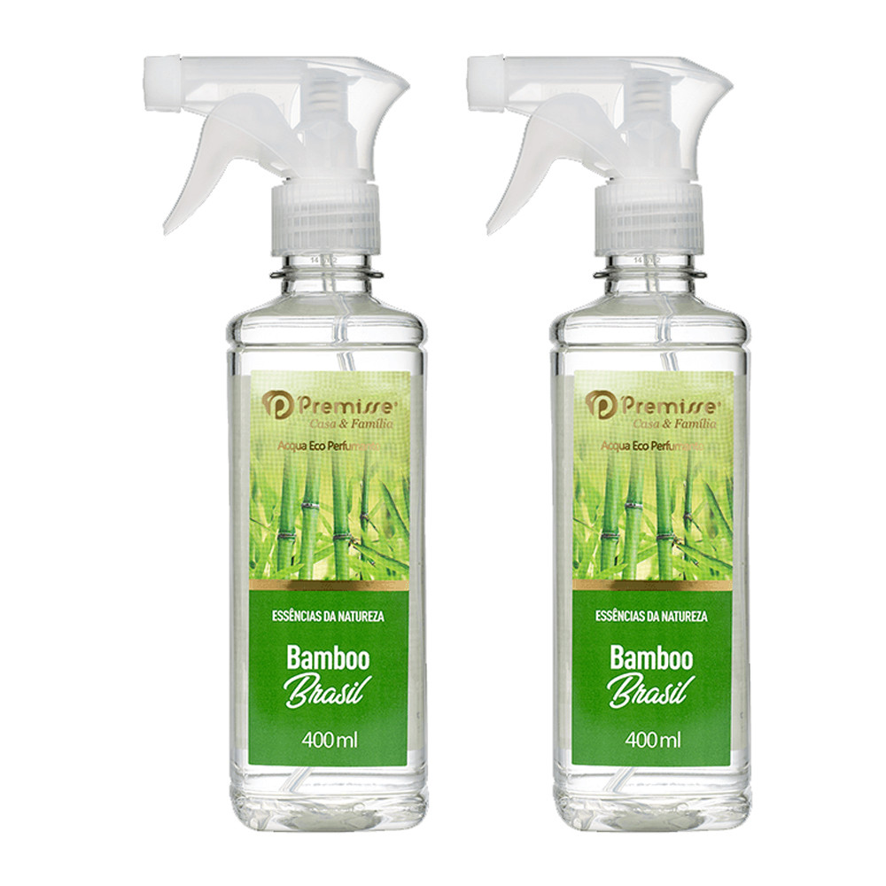 Kit c/2 Aromatizante Premisse Bamboo Brasil - 400ml c/ Gatilho em Oferta na Shopee