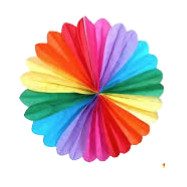 Guirlanda Junina Colorida Grande 70cm