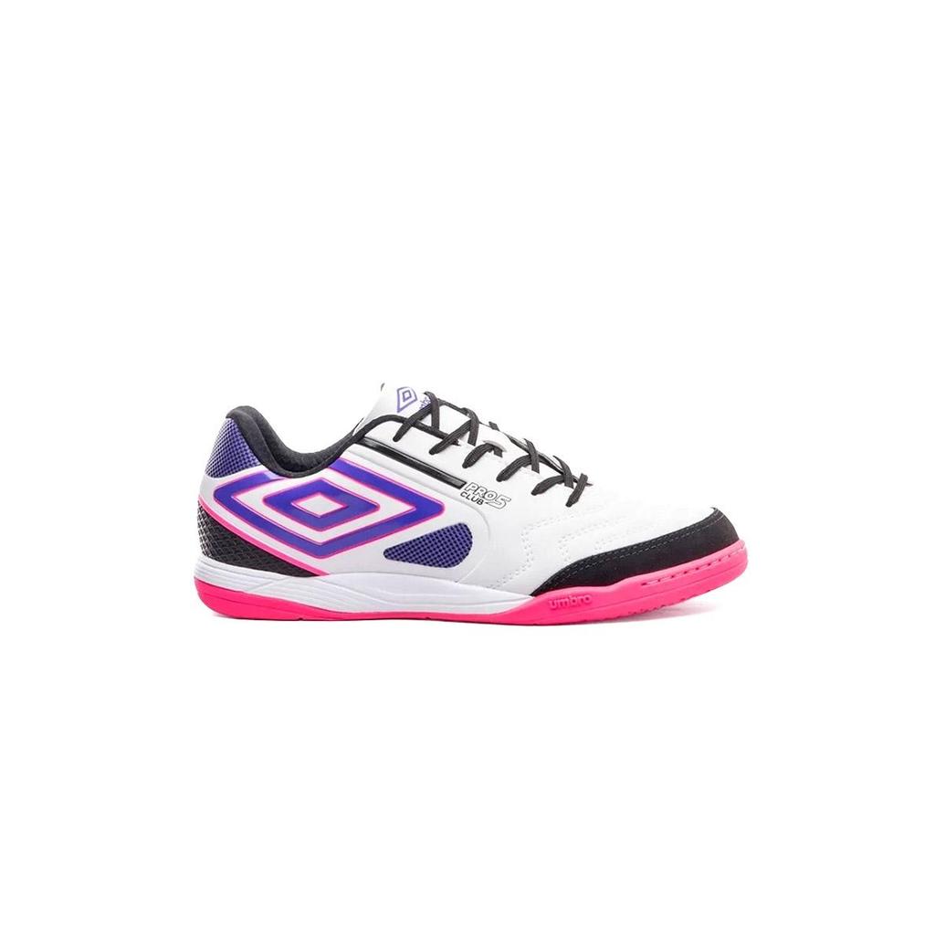 Chuteira Futsal Umbro Pro 5 Bump Club Branco em Oferta na Shopee