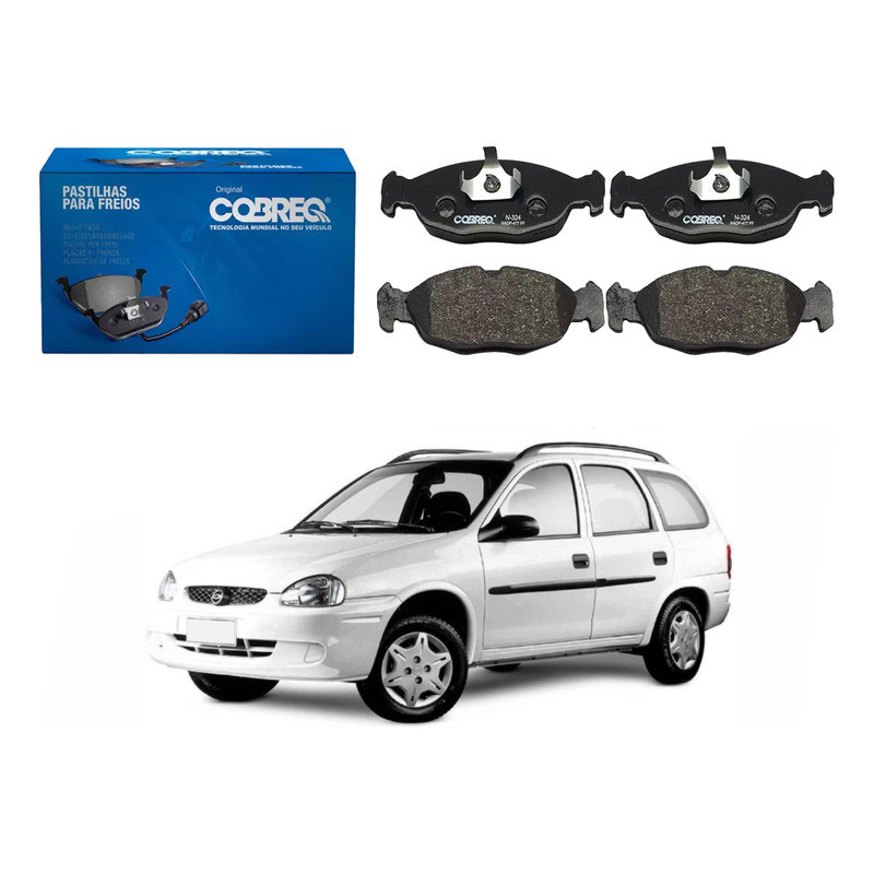 Pastilha Freio Dianteira Corsa Wagon 1.0 1.6 1997 A 2002 em Oferta na Shopee