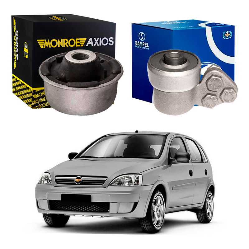 Par Bucha Bandeja Dianteira Corsa 1.4 2007 A 2012 em Oferta na Shopee