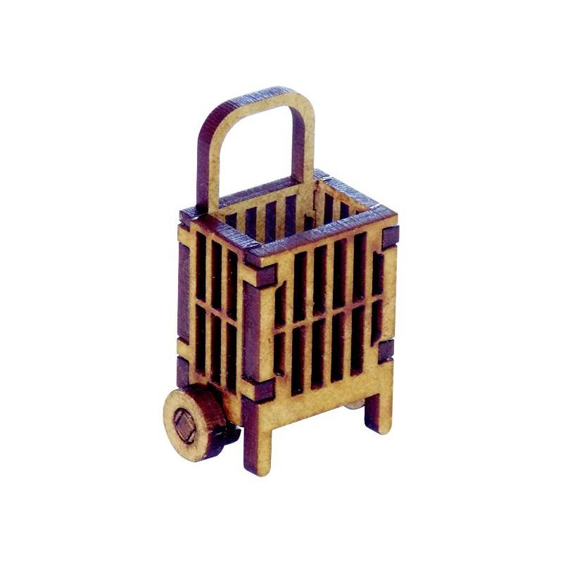 Miniatura Carrinho de Feira em MDF Woodplan M1055