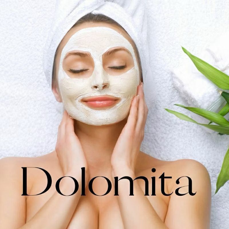 Dolomita Clareadora em Pó Pura 500g SkinCare de Manchas Máscara de Porcelana