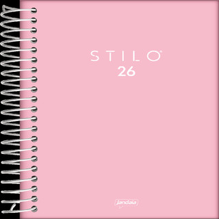 Agenda Diária Stilo 2026 352 Pg 13x18cm – 1 Unidade Sortida