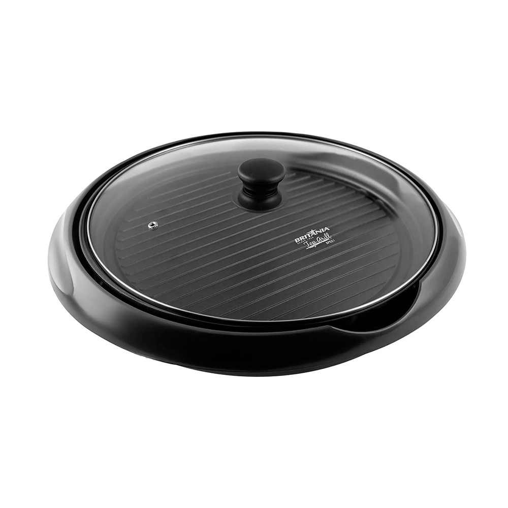 Panela Grill Britânia Top Grill Bpe01 Preto 1200w 220v em Oferta na Shopee
