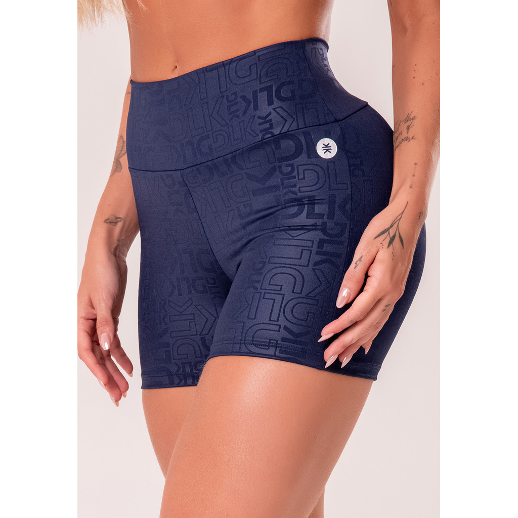 SHORT FITNESS FEMININO LOGOMANIA REFLECTIONS DLK em Oferta na Shopee