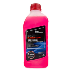 Aditivo Radiador Super Concentrado Vermelho Rosa Delphi Rl10008 1 L