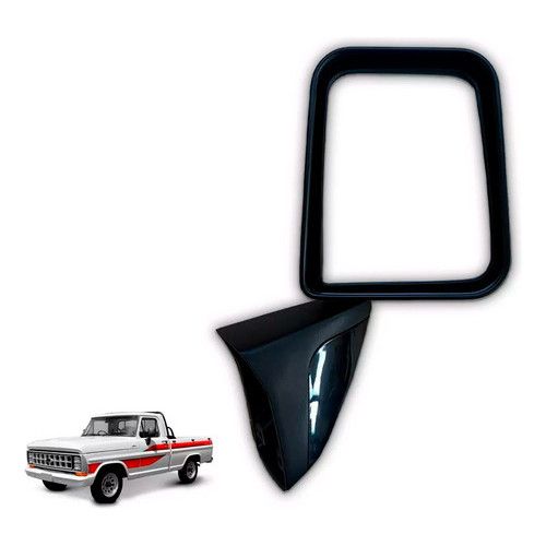 Retrovisor Ford F1000 1993 1994 Origi Metagal Fixo Direito