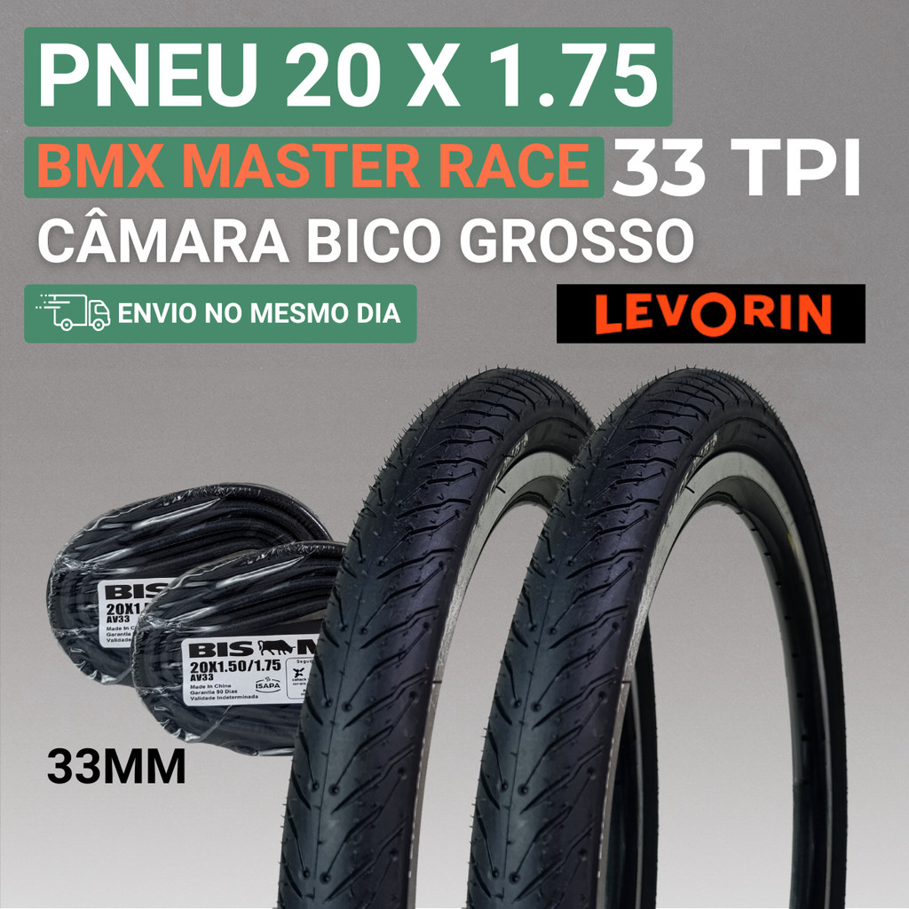 PNEU 20 1.75  MASTER RACE - LEVORIN em Oferta na Shopee