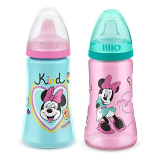 Kit 2x Copos Evolução Antivazamento Disney - Minnie Mouse