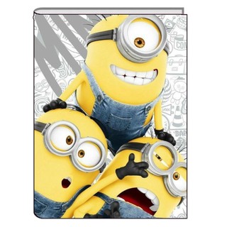 Caderno Minions Brochura Pequeno 48 Folhas Capa Dura Caderno Escolar Capa Dura
