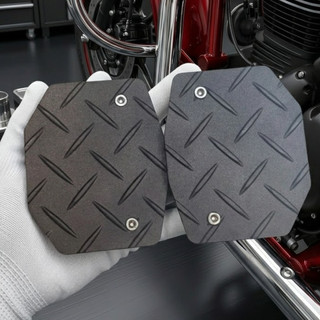 Plataforma Pedaleira Universal Kawasaki Versys 650 Himalayan 450 Hunter 350 Conforto Em Viagens