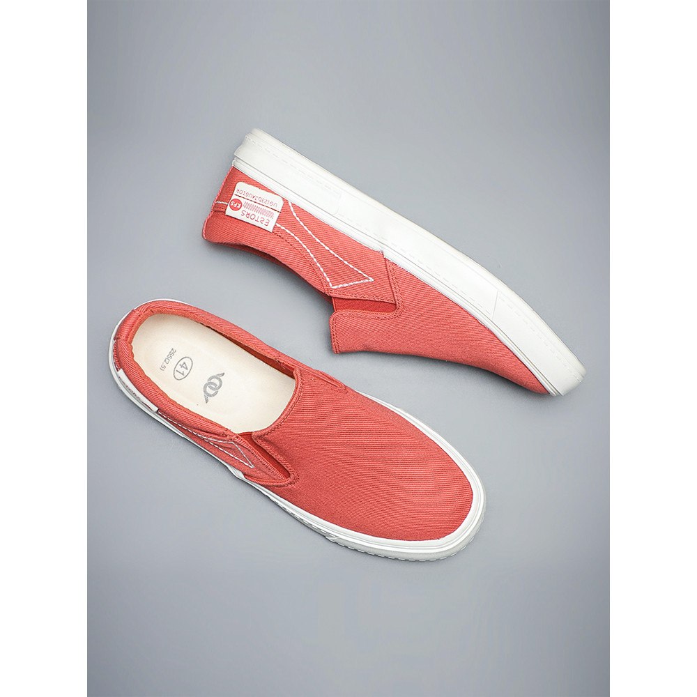 2026 novo estilo sapatos masculinos primavera respirável sapatos de lona sapatos casuais masculinos deslizamento-On têni