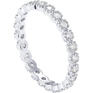 Anéis Banhados a Ouro 14K com Zircônia Cúbica |   Anéis de Eternidade com Lapidação Milgrain Marquise |   Anéis de
