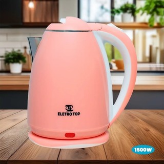 Chaleira Elétrica EletroTop 2L 1110w Desligamento Automático - ROSA