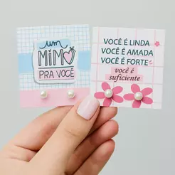 Kit 100, 50, 20 Pares de Brinco de Perola + tag Mimo para cliente