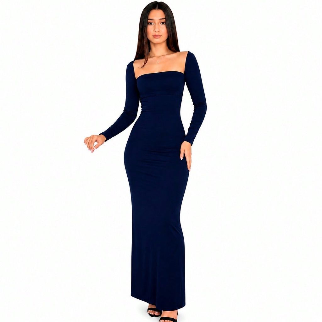 Vestido longo Hera Suplex Premium Toque Macio Alta Qualidade Envio Imediato na BBC