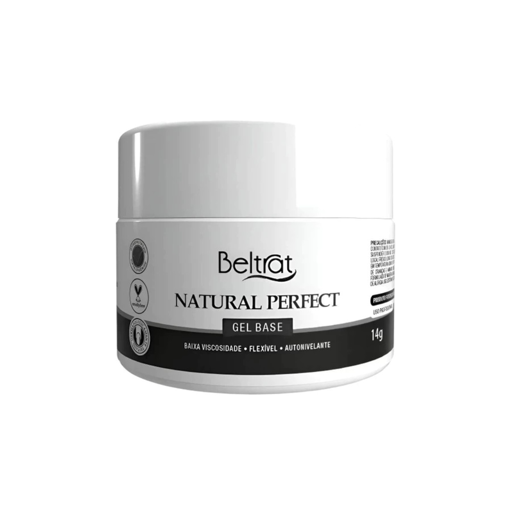 Gel Natural Perfect Beltrat 14 G / Alongamento para Unhas Artificias e Capa Base