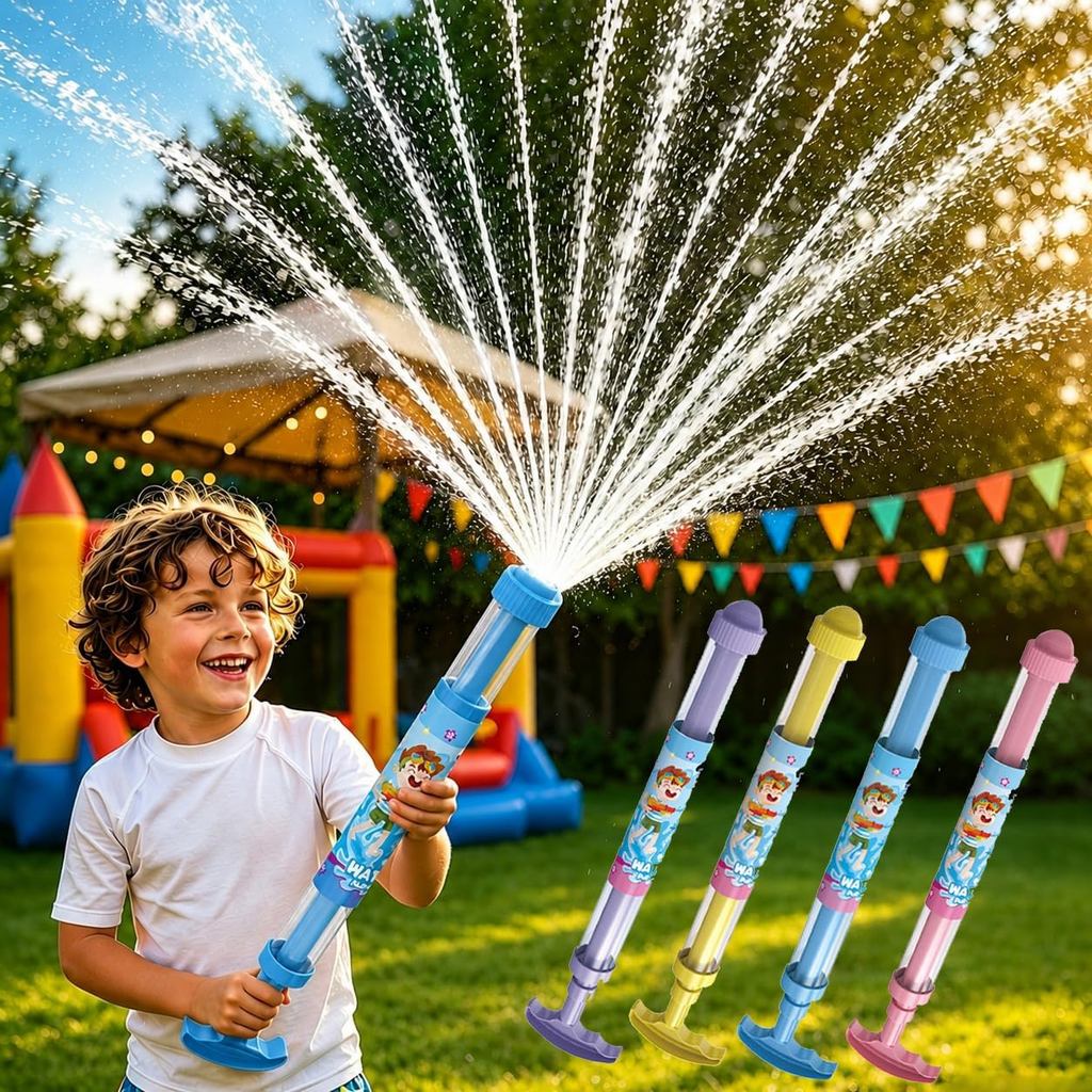 Jato de Água LED Arco-Íris Brilhante - Jato de Água com Luzes, Brinquedo de Jato de Água com Efeito de Fogos de Artifíci