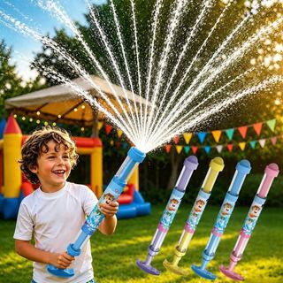 Jato de Água LED Arco-Íris Brilhante - Jato de Água com Luzes, Brinquedo de Jato de Água com Efeito de Fogos de Artifíci