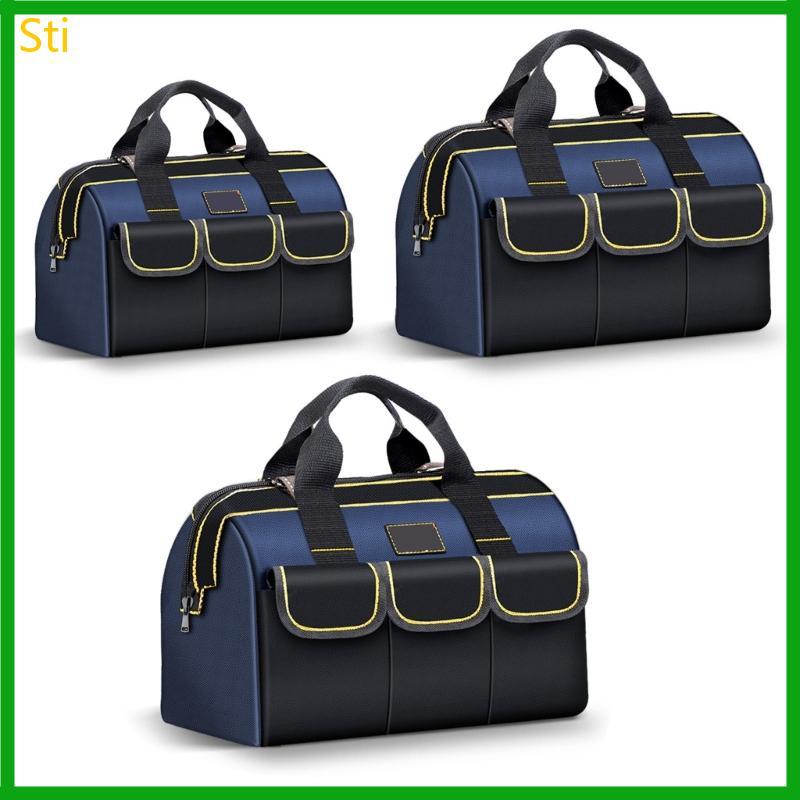 Sti 13 16 18 Pol . Ferramenta De Grande Capacidade Bolsa Oxford Pano Eletricista Armazenamento De Ferramentas
