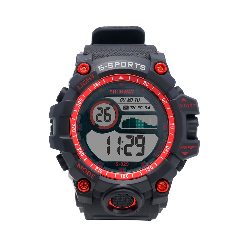 Relógio Digital Esportivo Masculino LED Resistente