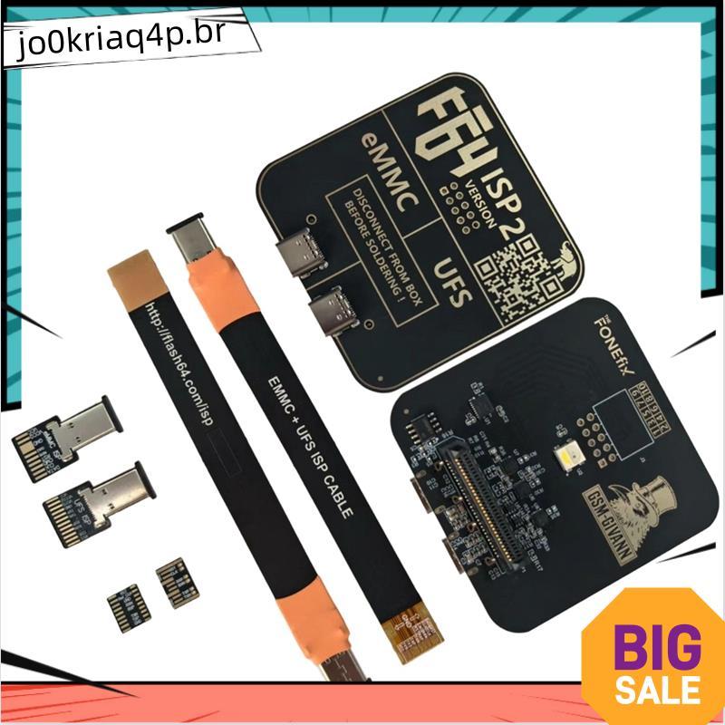 Novo Adaptador F64 Emmc + UFS Isp E 2 Em 1