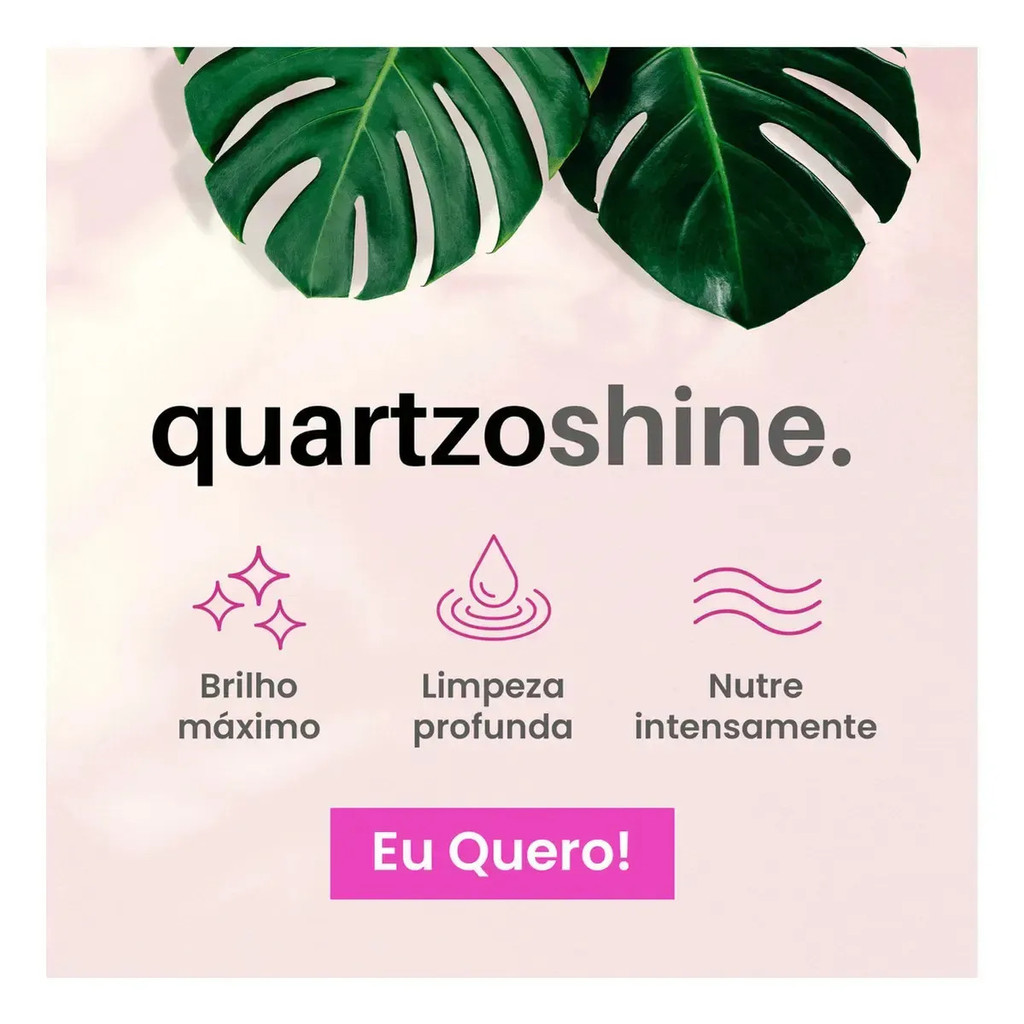 Cadiveu Quartzo Shine Shampoo 250ml + Cond 250ml + Óleo 65ml — imagem 2 de 2