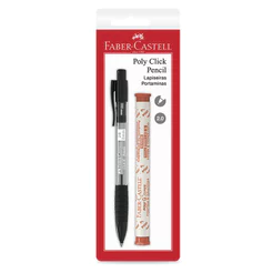 Lapiseira 2.0mm Poly Click Preta SM/20CPP\233798 com 1 unidade Faber-Castell