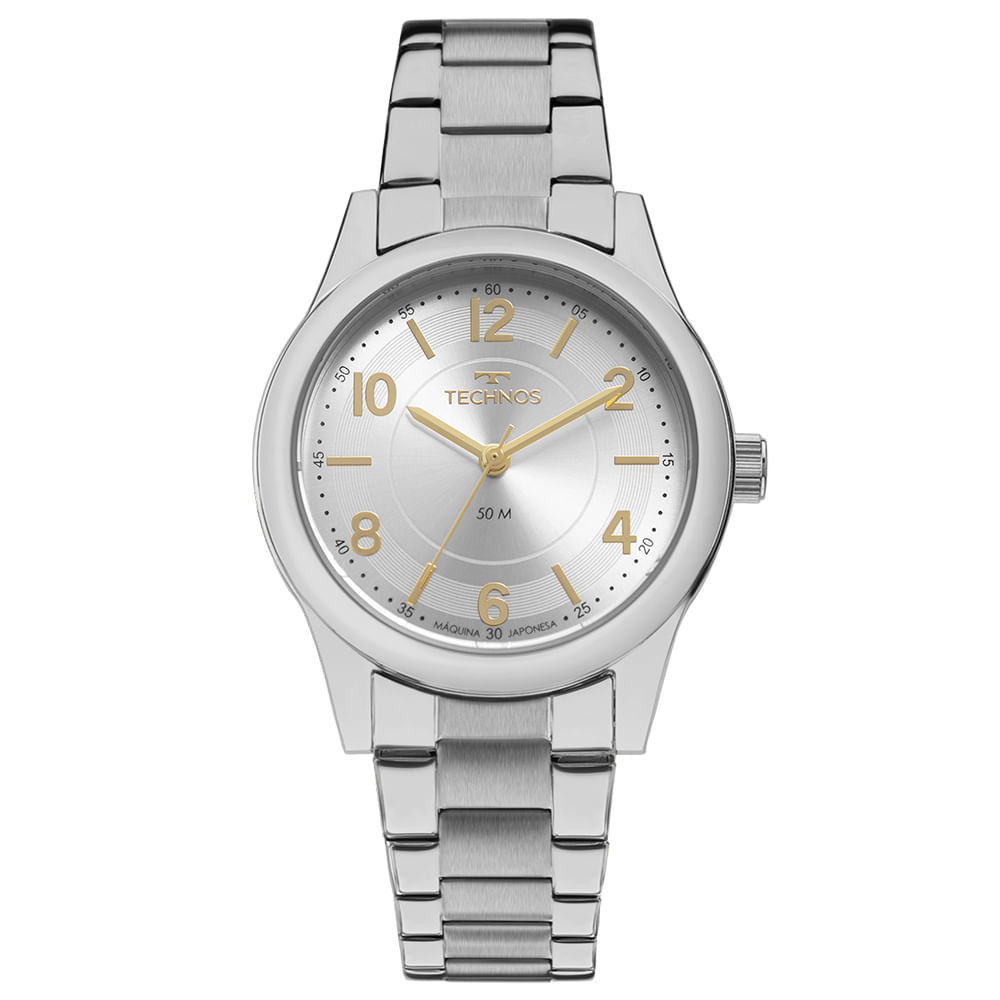 Relógio Technos Feminino Boutique Prata - 2035MFUS/3K