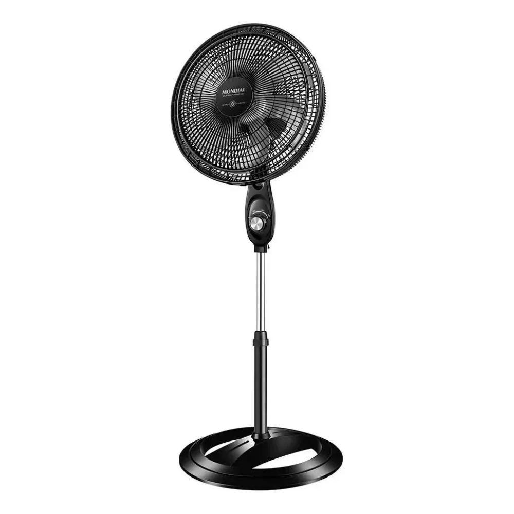 Ventilador Coluna 40cm Super Power Mondial Preto/prata 140w Vsp-40c-b
