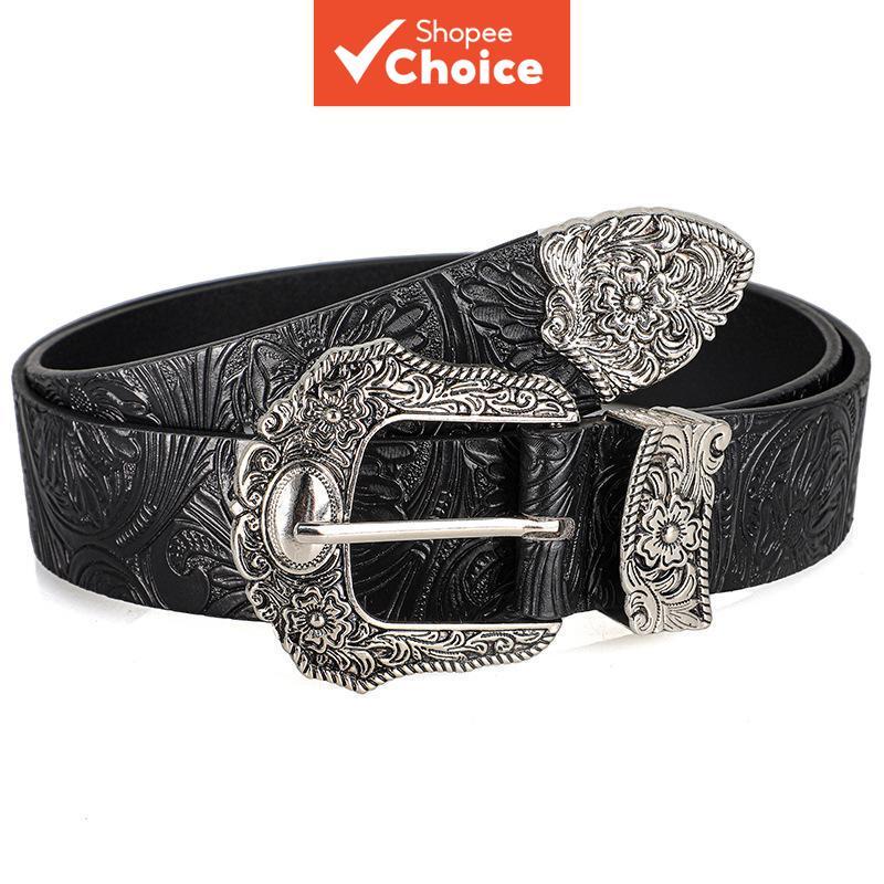 Cinto Retrô Novo Estilo Boêmio Unissex - Com Fivela de Strass, Acessório de Moda Street Punk Rock Hip Hop, Para Homens
