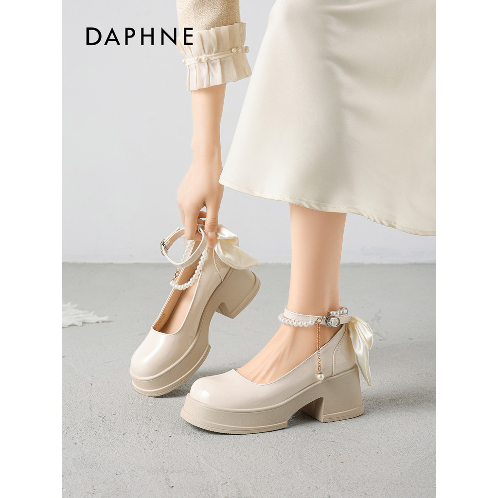 Daphne Mary Jane sapatos femininos de salto alto 2026 verão novo estilo sapatos femininos franceses sapatos de casamento
