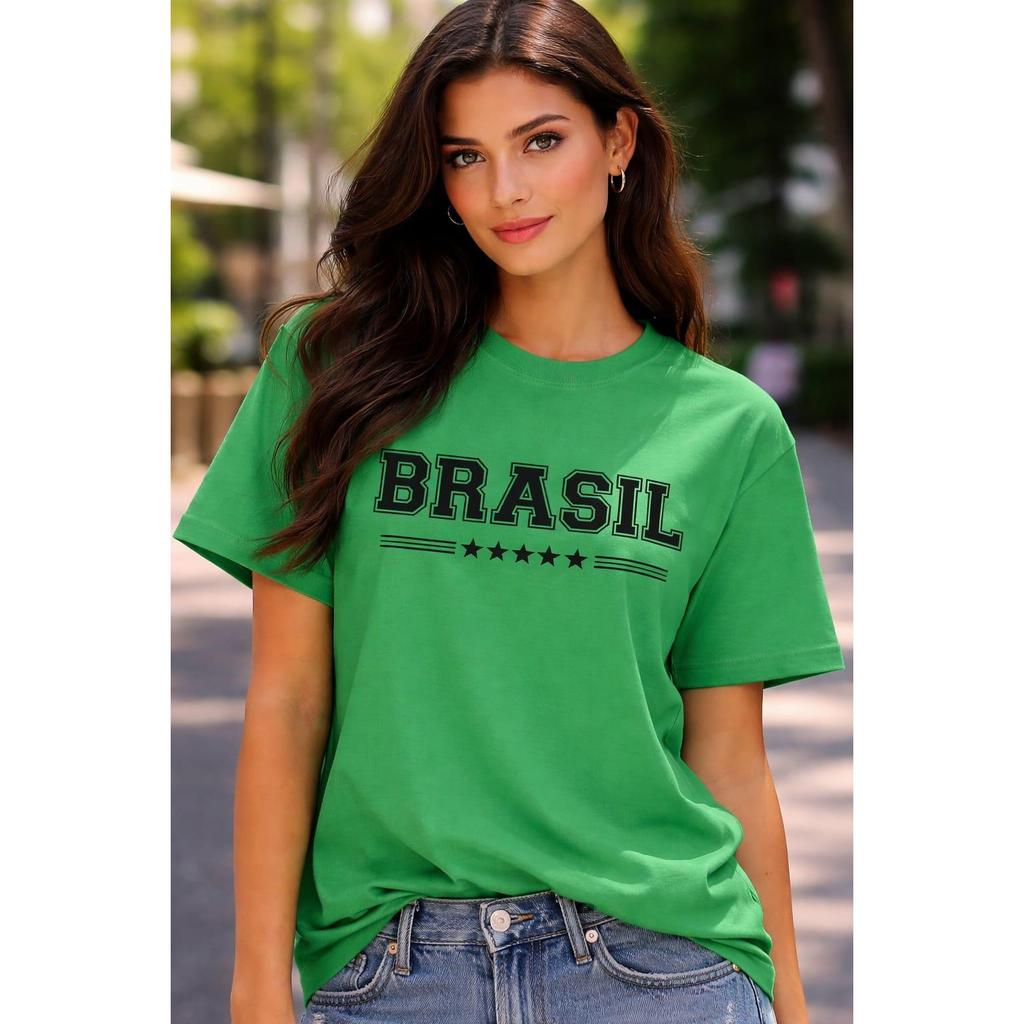 Camiseta do Brasil Seleção Brasileira Torcida Torcedor Copa Do Mundo